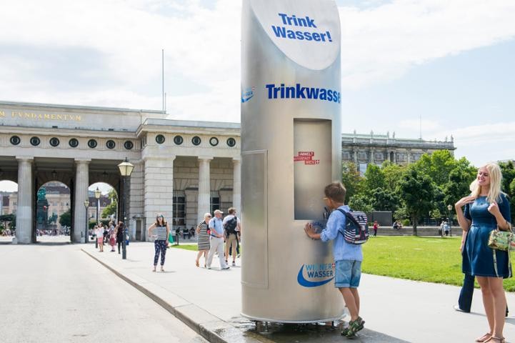 900 ingyenes ivókút üzemel Bécsben