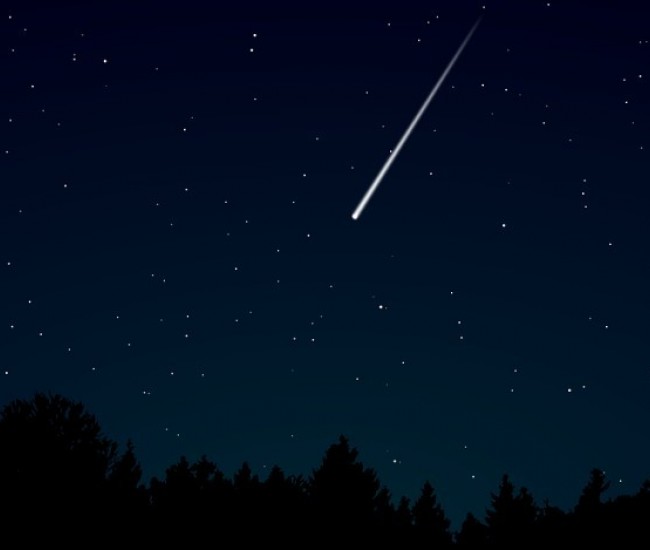 A spectacular shooting star is expected to appear at the beginning of January