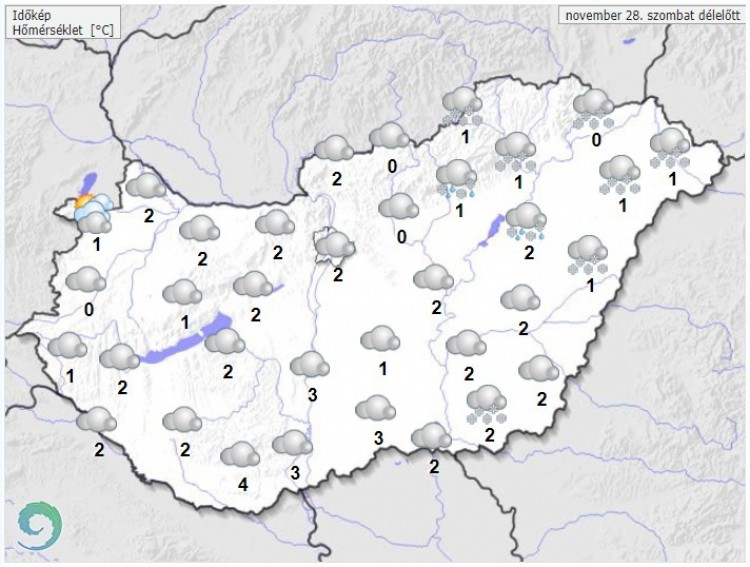 Weather forecast for Saturday morning