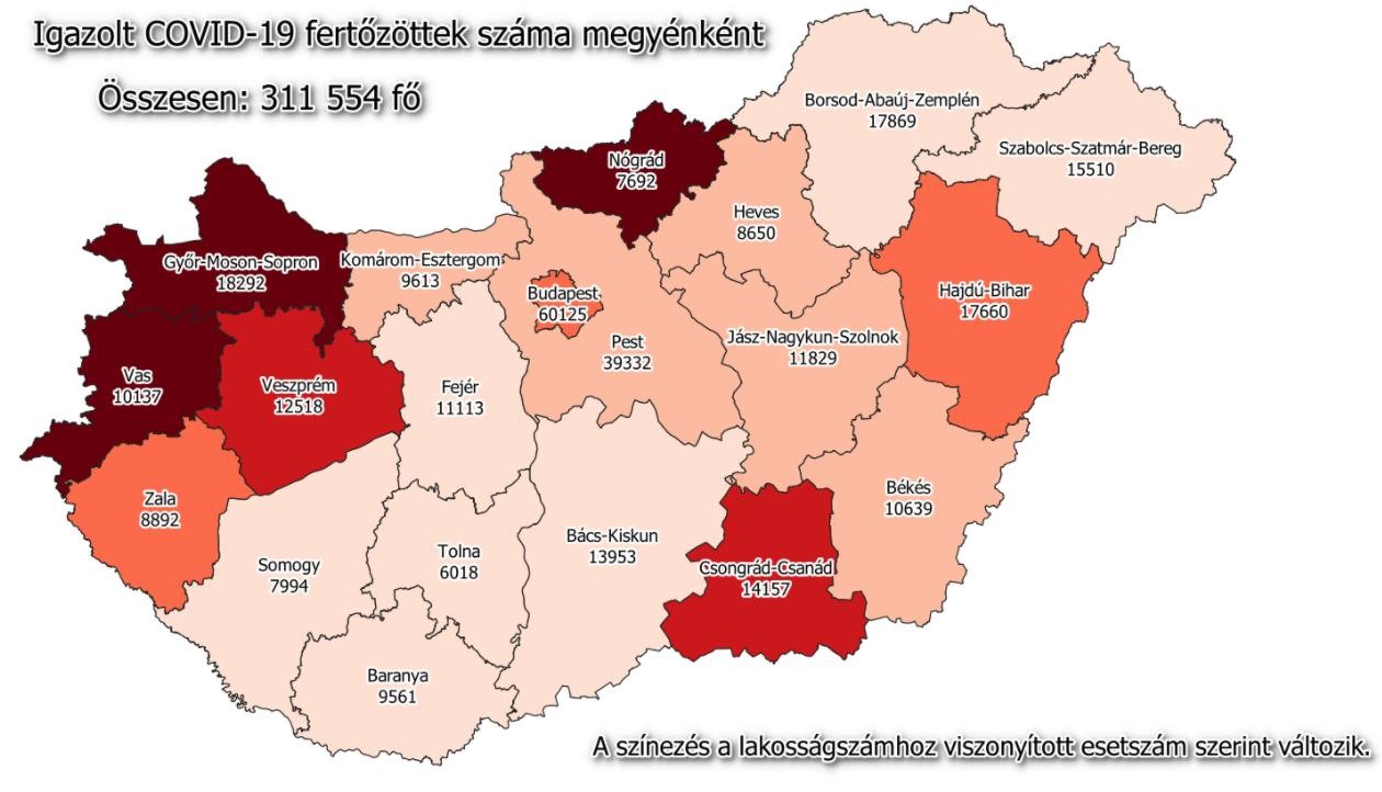 Koronavírus - A csütörtöki magyar adatok is megérkeztek