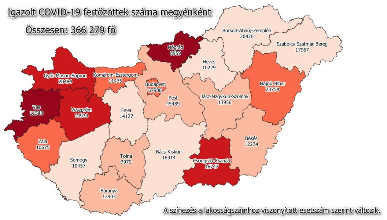 Itt vannak a friss magyar járványadatok szombaton