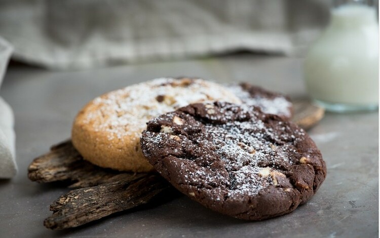Amerikai cookie - Dupla csokis omlós-keksz