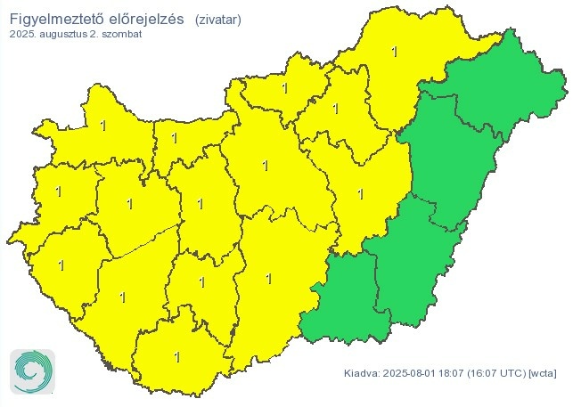 Figyelmeztetés szombatra