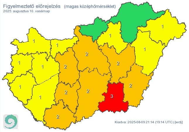 Időjárás-előrejelzés vasárnap délelőttre