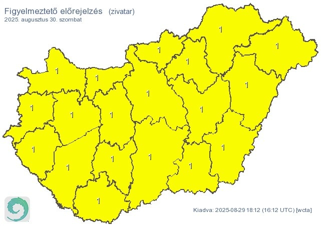 Figyelmeztetés szombatra