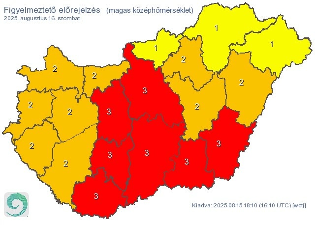 Figyelmeztetés szombatra