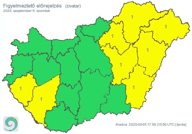 Figyelmeztetés szombatra