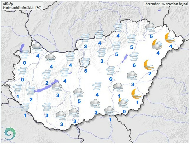 Időjárás-előrejelzés szombat délelőttre