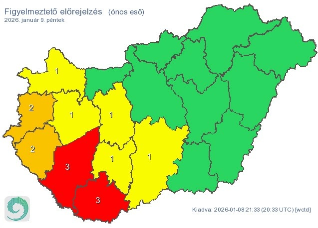 Időjárás-előrejelzés péntek