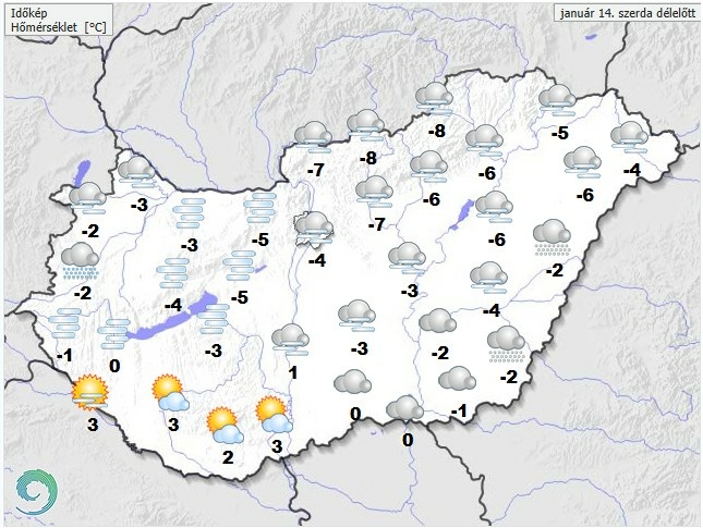 Friss időjárás-előrejelzés Vince napjára