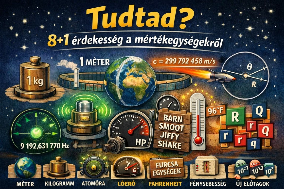 Tudtad? 8+1 érdekesség a mértékegységekről