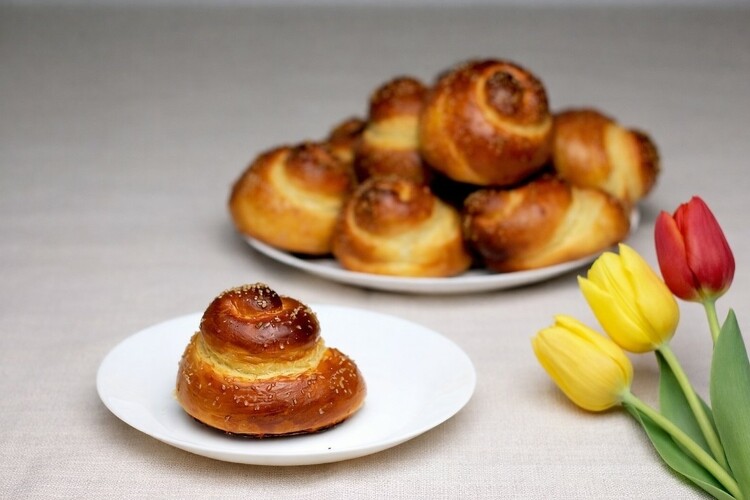 Csigás briós (cukros tetejű) recept