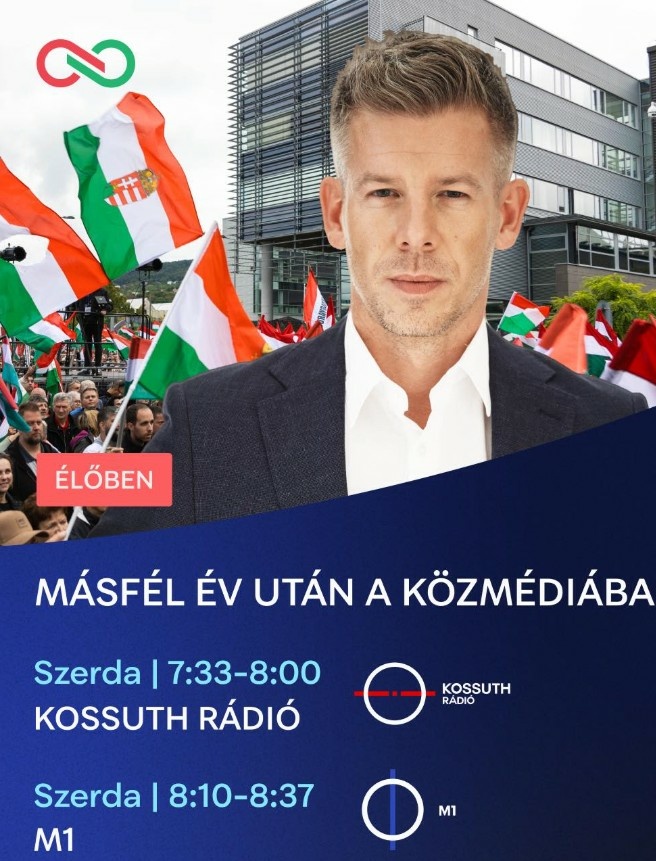 Magyar Péter az M1-en és a Kossuth Rádióban