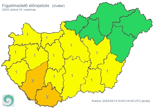 Időjárás-vasárnap-figyelmeztetés