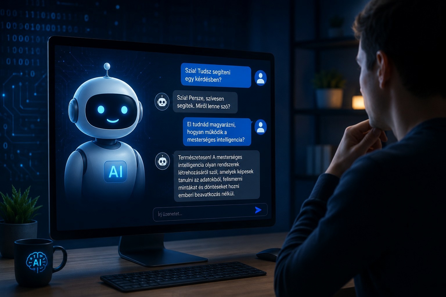 Már a magyarok fele használja a mesterséges intelligenciát a pénzügyeiben