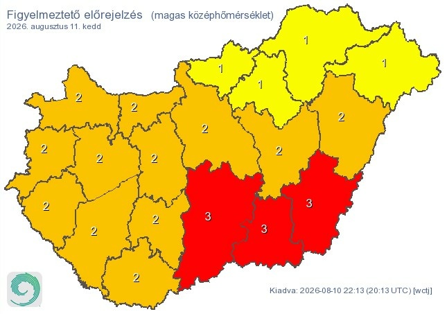 Időjárás-előrejelzés kedd délelőttre