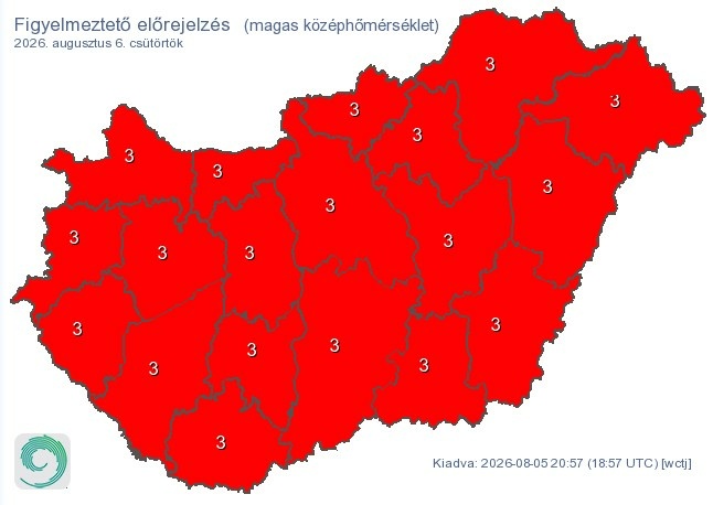 Időjárás-előrejelzés csütörtök