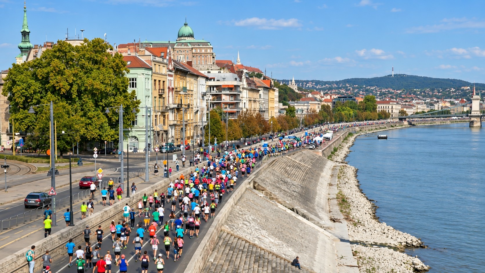 Budapest félmaraton: útlezárások és járatváltozások szeptember 6-án
