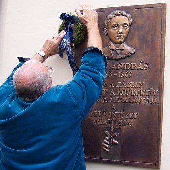 Pető András emléktáblát kapott Szombathelyen