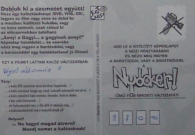Ilyent kellett kitölteni az ingyenjegyért Szombathelyen nem volt annyi a gagyinak