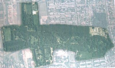 Ilyen most a Kámoni Arborétum repülőről Kámoni Arborétum