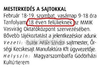 18 éven felülieknek