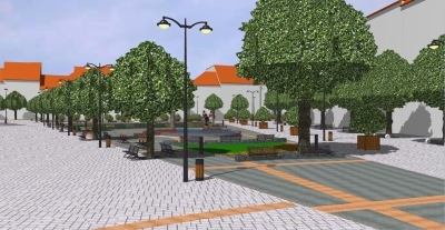 Fő tér - Látványterv Fő tér - Látványterv