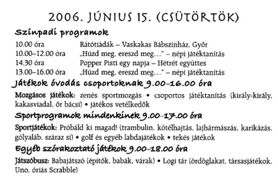 Játékfesztivál lesz Szombathelyen