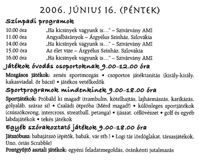 Játékfesztivál lesz Szombathelyen