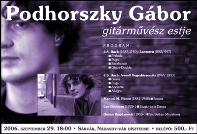 Podhorszky Gábor gitárművész