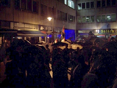 Tüntetés Szombathelyen