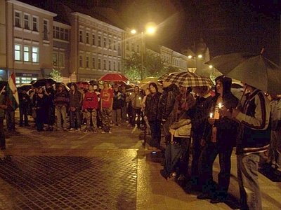 Tüntetés Szombathelyen