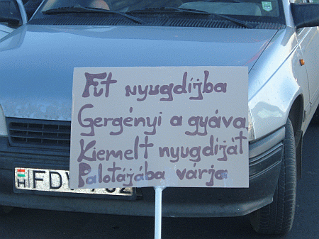 Fő téri tiltakozók