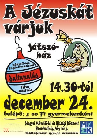 Jézuskavárás az MMIK-ban