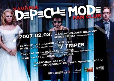 A szombathelyi Depeche Mode klub rendezvénye