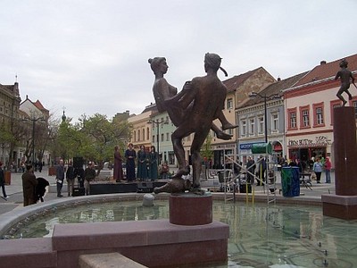 Szombathely, Fő tér, szökőkút