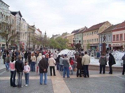 Szombathely, Fő tér, szökőkút