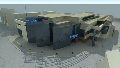 Látványterv Magellán Center