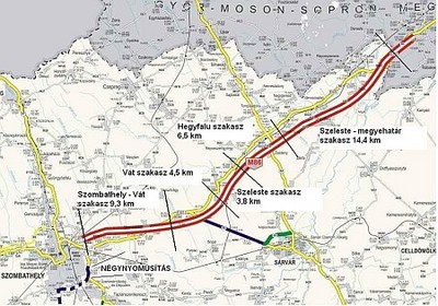 A 86-os út hivatalos terve