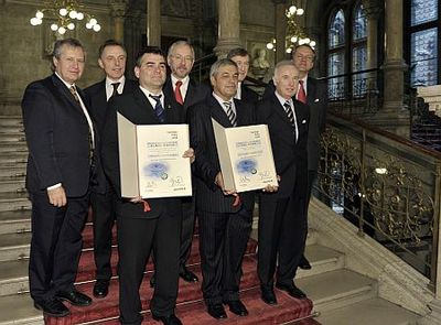 Centrope Díjat kapott a büki polgármester