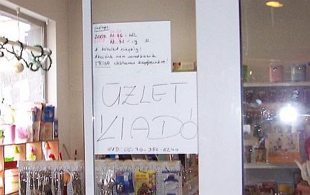 Bezárt szombathelyi üzletek