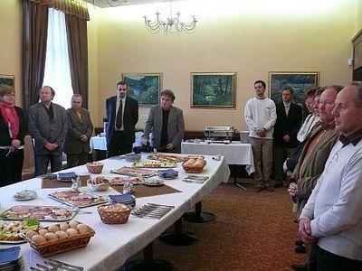 Szabad sajt&oacute; napi fogad&aacute;s a megyeh&aacute;z&aacute;n, 2009