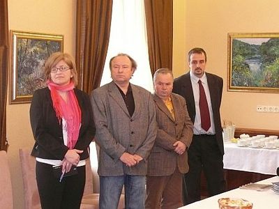 Szabad sajt&oacute; napi fogad&aacute;s a megyeh&aacute;z&aacute;n, 2009