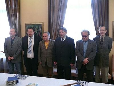 Szabad sajt&oacute; napi fogad&aacute;s a megyeh&aacute;z&aacute;n, 2009
