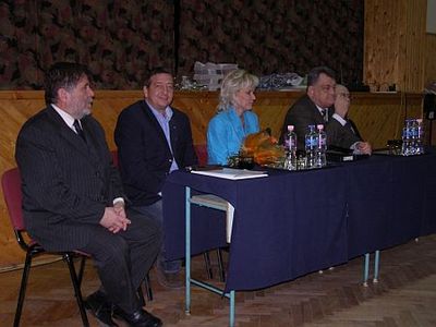 Bayer Zsolt és Széles Gábor Sárváron