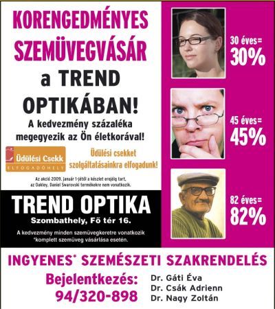Trend Optika, Szombathely