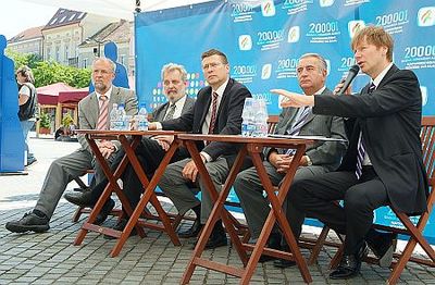 Fodor Gábor és Szent-Iványi István a szombathel