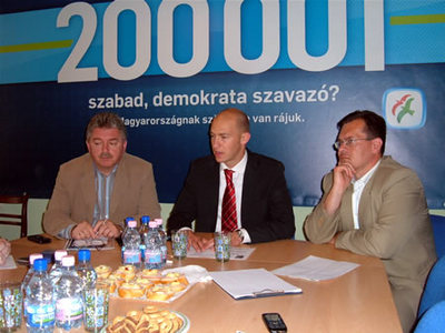 Gusztos Péter kampányolt