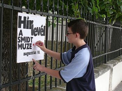 Önkéntesek a Smidt Múzeumban