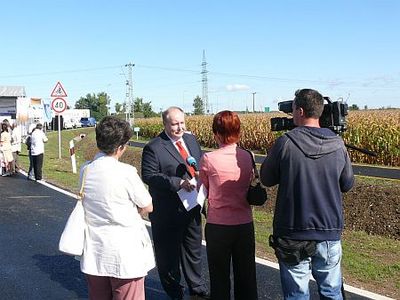 Hivatalosan is átadták a 86-os újabb másfél kilométerét